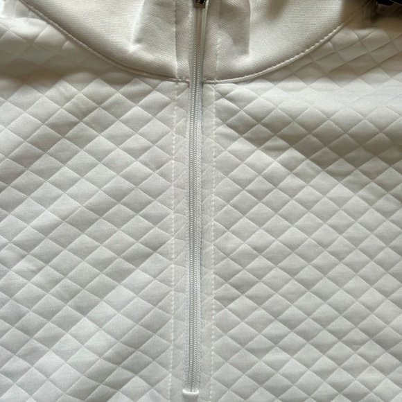 NWT Callaway Women’s White Weather Series Quarter Zip Pullover Size Large - Picture 2 of 8
